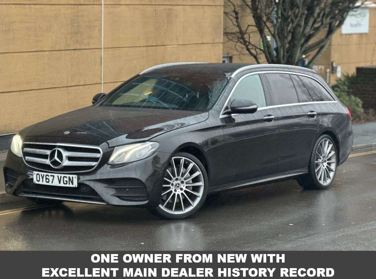 A 2017 MERCEDES-BENZ E-CLASS 2.0 E220d AMG Line (Premium) Estate 5dr Diesel G-Tronic+ Euro 6 (s/s) (194 A 2017 MERCEDES-BENZ E-CLASS 2.0 E220d AMG Line (Premium) Estate 5dr Diesel G-Tronic+ Euro 6 (s/s) (194