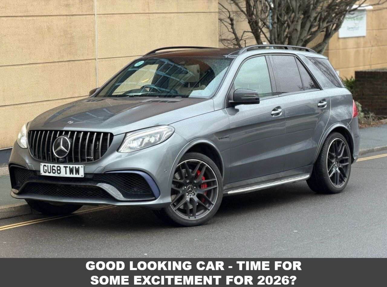 A 2018 MERCEDES-BENZ GLE 5.5 GLE63 V8 AMG S Night Edition SUV 5dr Petrol SpdS+7GT 4MATIC Euro 6 (s/s A 2018 MERCEDES-BENZ GLE 5.5 GLE63 V8 AMG S Night Edition SUV 5dr Petrol SpdS+7GT 4MATIC Euro 6 (s/s
