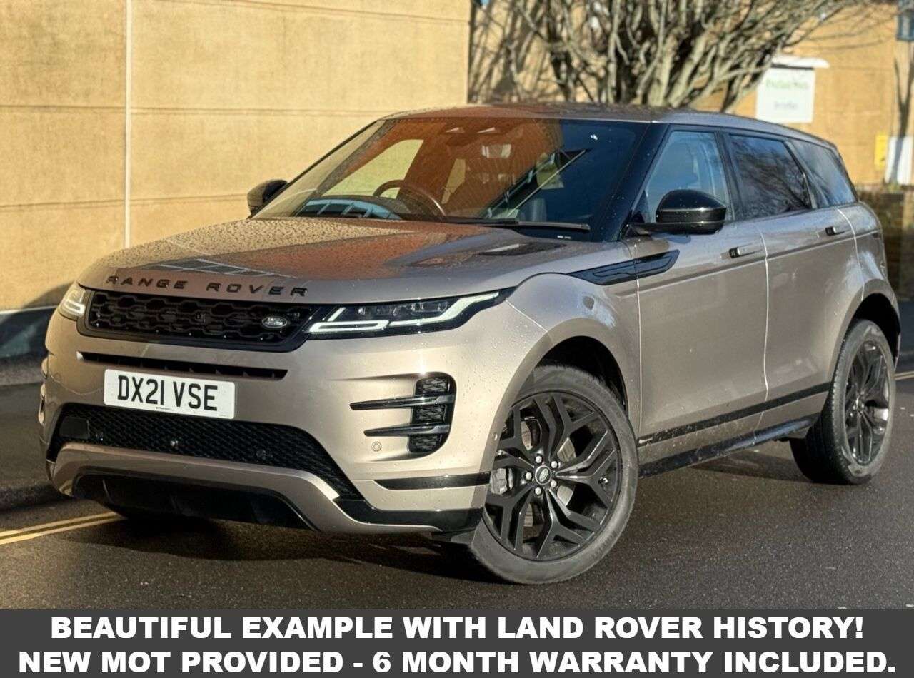 A 2021 LAND ROVER RANGE ROVER EVOQUE 2.0 D165 MHEV R-Dynamic HSE SUV 5dr Diesel Auto 4WD Euro 6 (s/s) (163 ps) A 2021 LAND ROVER RANGE ROVER EVOQUE 2.0 D165 MHEV R-Dynamic HSE SUV 5dr Diesel Auto 4WD Euro 6 (s/s) (163 ps)