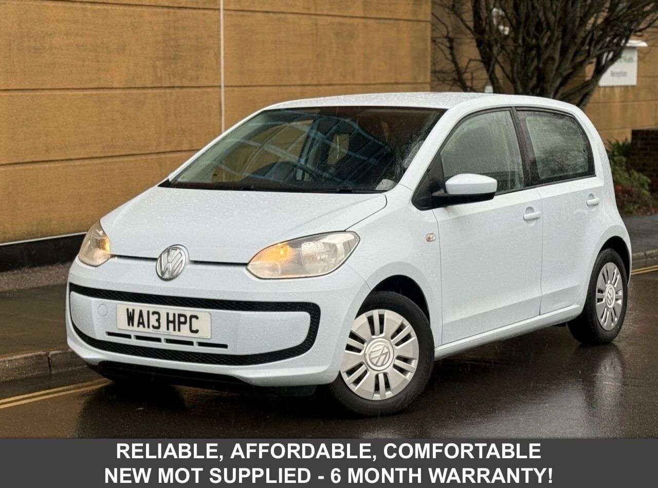 A 2013 VOLKSWAGEN UP! 1.0 BlueMotion Tech Move up! Hatchback 5dr Petrol Manual Euro 5 (s/s) (60 p A 2013 VOLKSWAGEN UP! 1.0 BlueMotion Tech Move up! Hatchback 5dr Petrol Manual Euro 5 (s/s) (60 p