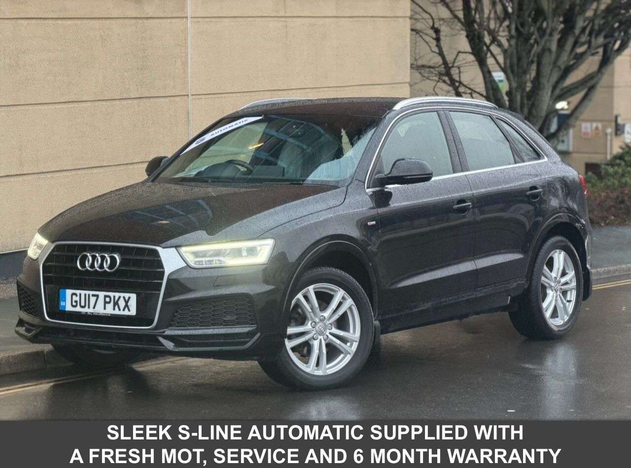 A 2017 AUDI Q3 1.4 TFSI CoD S line Edition SUV 5dr Petrol S Tronic Euro 6 (s/s) (150 ps) A 2017 AUDI Q3 1.4 TFSI CoD S line Edition SUV 5dr Petrol S Tronic Euro 6 (s/s) (150 ps)