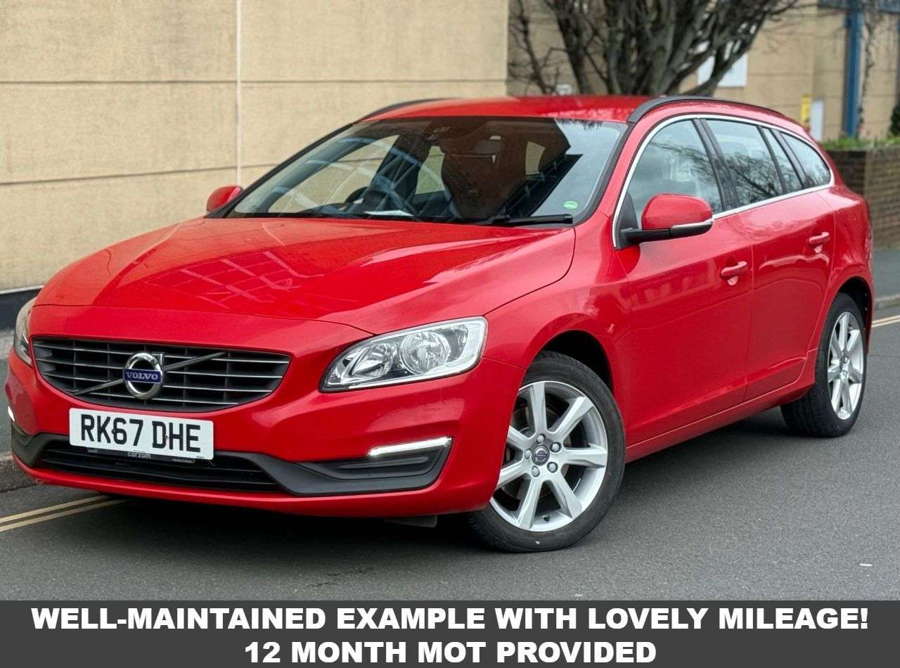 A 2017 VOLVO V60 2.0 D4 SE Nav Estate 5dr Diesel Manual Euro 6 (s/s) (190 ps) A 2017 VOLVO V60 2.0 D4 SE Nav Estate 5dr Diesel Manual Euro 6 (s/s) (190 ps)