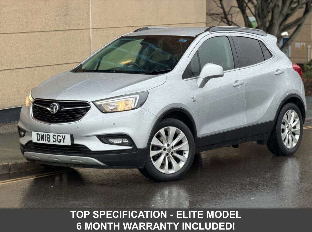 A 2018 VAUXHALL MOKKA X 1.4i Turbo ecoTEC Elite Nav SUV 5dr Petrol Manual Euro 6 (s/s) (140 ps) A 2018 VAUXHALL MOKKA X 1.4i Turbo ecoTEC Elite Nav SUV 5dr Petrol Manual Euro 6 (s/s) (140 ps)