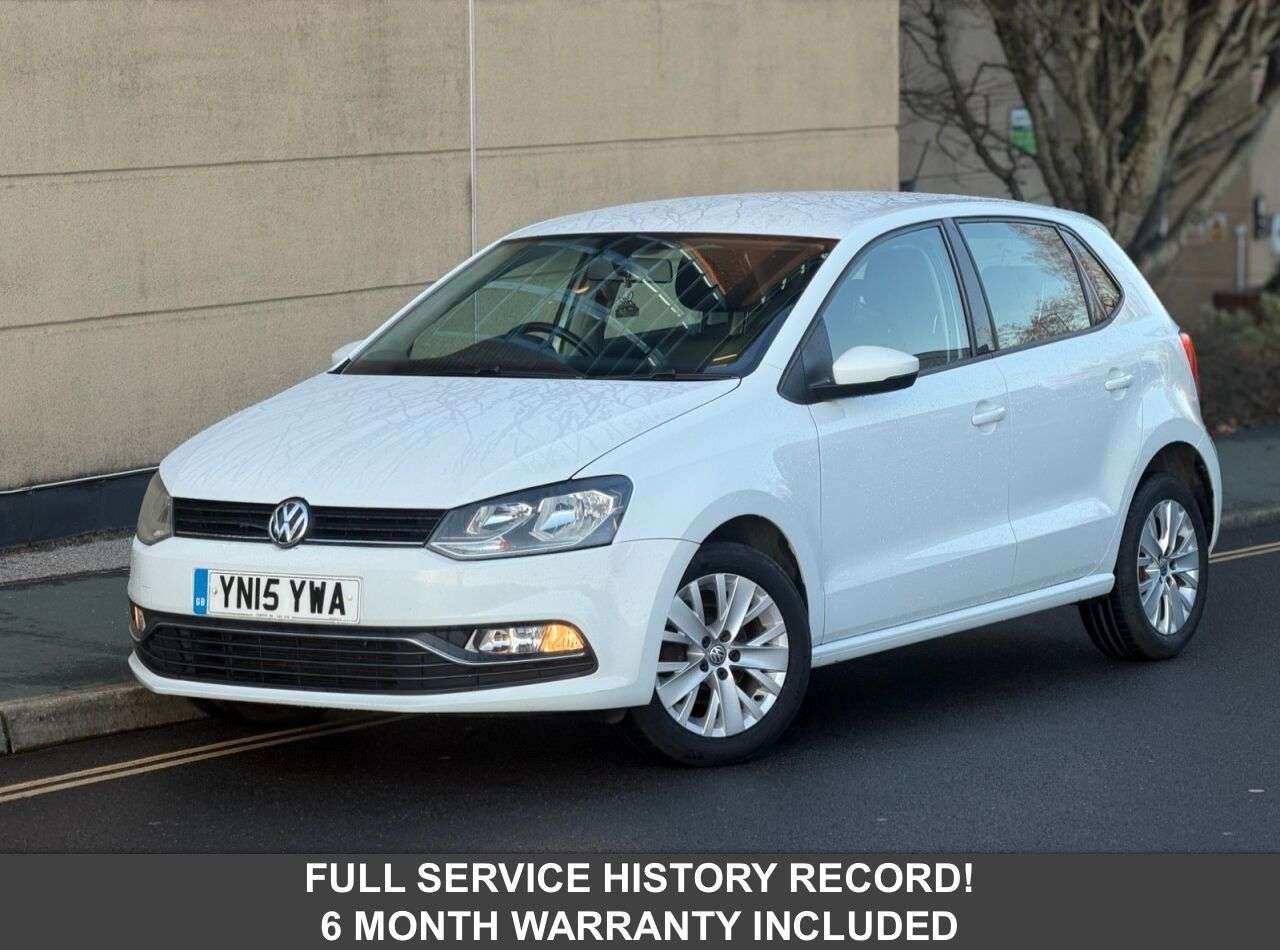 A 2015 VOLKSWAGEN POLO 1.0 BlueMotion Tech SE Hatchback 5dr Petrol Manual Euro 6 (s/s) (60 ps) A 2015 VOLKSWAGEN POLO 1.0 BlueMotion Tech SE Hatchback 5dr Petrol Manual Euro 6 (s/s) (60 ps)