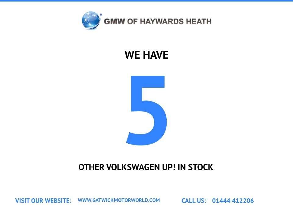 A 2014 VOLKSWAGEN UP! 1.0 Move up! Hatchback 5dr Petrol Manual Euro 5 (60 ps) A 2014 VOLKSWAGEN UP! 1.0 Move up! Hatchback 5dr Petrol Manual Euro 5 (60 ps)