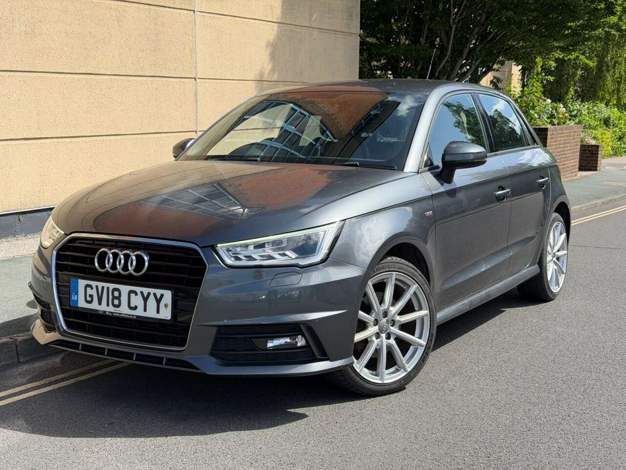 A 2018 AUDI A1 1.4 TFSI S line Sportback 5dr Petrol Manual Euro 6 (s/s) (Nav) (125 ps) A 2018 AUDI A1 1.4 TFSI S line Sportback 5dr Petrol Manual Euro 6 (s/s) (Nav) (125 ps)