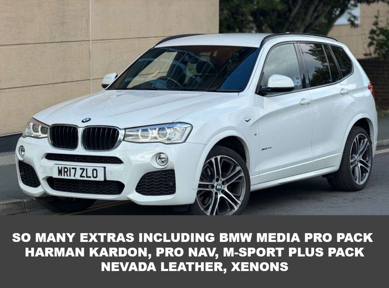 A 2017 BMW X3 2.0 20d M Sport SUV 5dr Diesel Auto xDrive Euro 6 (s/s) (190 ps) A 2017 BMW X3 2.0 20d M Sport SUV 5dr Diesel Auto xDrive Euro 6 (s/s) (190 ps)