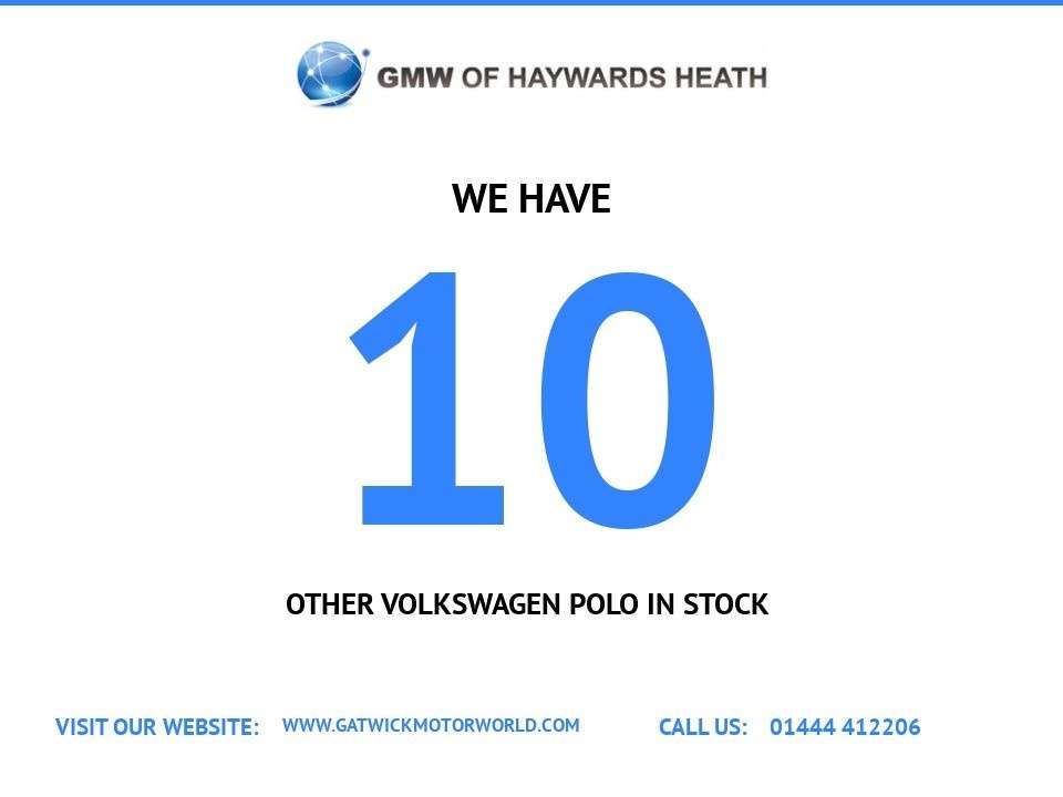 A 2016 VOLKSWAGEN POLO 1.0 BlueMotion Tech SE Hatchback 5dr Petrol Manual Euro 6 (s/s) (60 ps) A 2016 VOLKSWAGEN POLO 1.0 BlueMotion Tech SE Hatchback 5dr Petrol Manual Euro 6 (s/s) (60 ps)