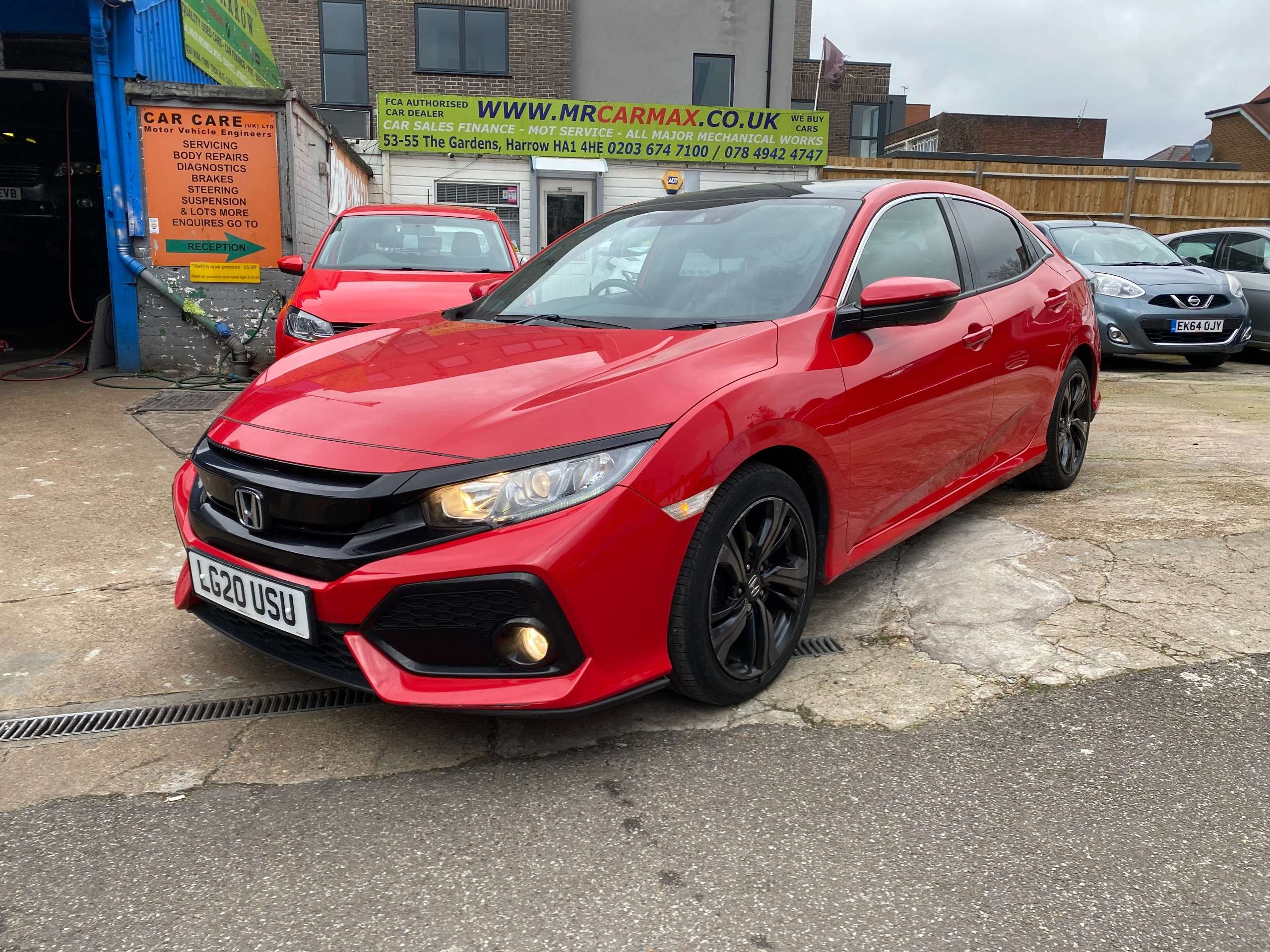 A 2020 HONDA CIVIC 1.0 VTEC Turbo EX Hatchback 5dr Petrol CVT Euro 6 (s/s) (126 ps) A 2020 HONDA CIVIC 1.0 VTEC Turbo EX Hatchback 5dr Petrol CVT Euro 6 (s/s) (126 ps)