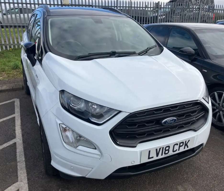 A 2018 FORD ECOSPORT 1.0T EcoBoost ST-Line SUV 5dr Petrol Auto Euro 6 (s/s) (125 ps) A 2018 FORD ECOSPORT 1.0T EcoBoost ST-Line SUV 5dr Petrol Auto Euro 6 (s/s) (125 ps)