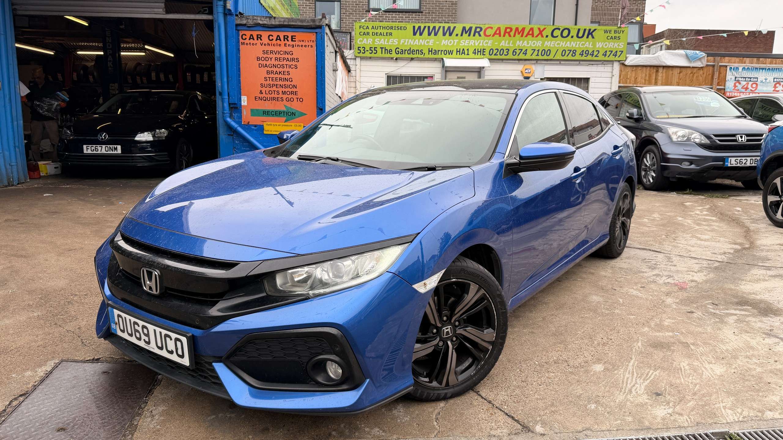 A 2019 HONDA CIVIC 1.0 VTEC Turbo EX Hatchback 5dr Petrol CVT Euro 6 (s/s) (126 ps) A 2019 HONDA CIVIC 1.0 VTEC Turbo EX Hatchback 5dr Petrol CVT Euro 6 (s/s) (126 ps)