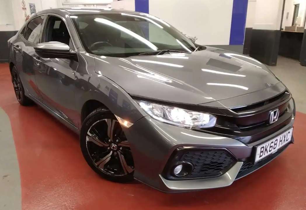 A 2018 HONDA CIVIC 1.0 VTEC Turbo SR Hatchback 5dr Petrol CVT Euro 6 (s/s) (126 ps) A 2018 HONDA CIVIC 1.0 VTEC Turbo SR Hatchback 5dr Petrol CVT Euro 6 (s/s) (126 ps)