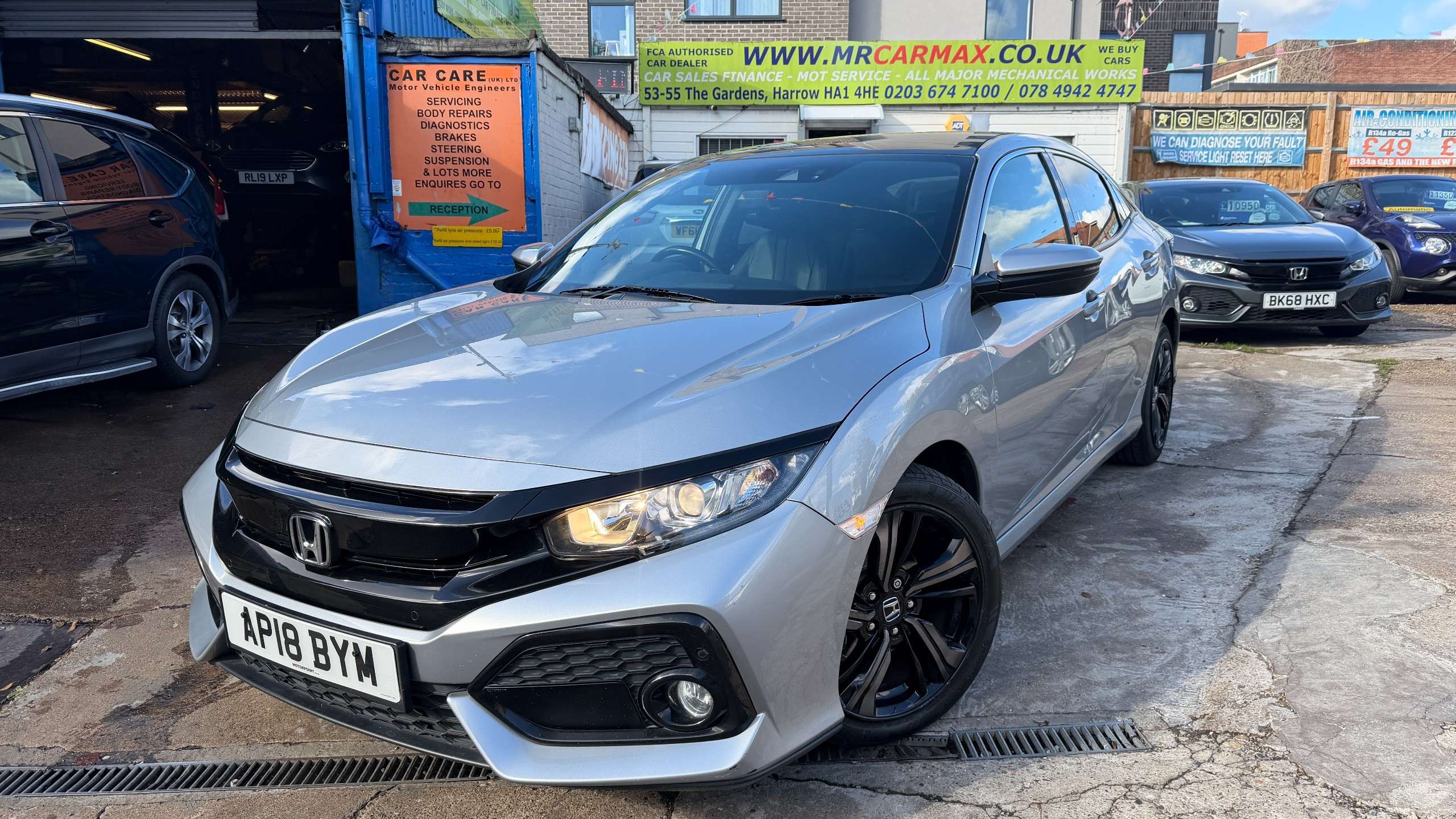 A 2018 HONDA CIVIC 1.0 VTEC Turbo EX Hatchback 5dr Petrol CVT Euro 6 (s/s) (126 ps) A 2018 HONDA CIVIC 1.0 VTEC Turbo EX Hatchback 5dr Petrol CVT Euro 6 (s/s) (126 ps)