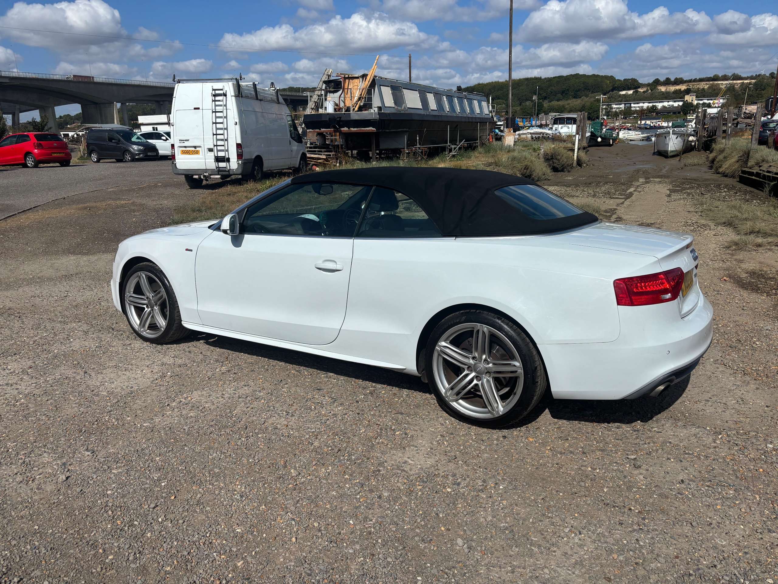 A 2012 AUDI A5 CABRIOLET 2.0 TFSI S line Convertible 2dr Petrol Multitronic Euro 5 (s/s) (211 ps) A 2012 AUDI A5 CABRIOLET 2.0 TFSI S line Convertible 2dr Petrol Multitronic Euro 5 (s/s) (211 ps)