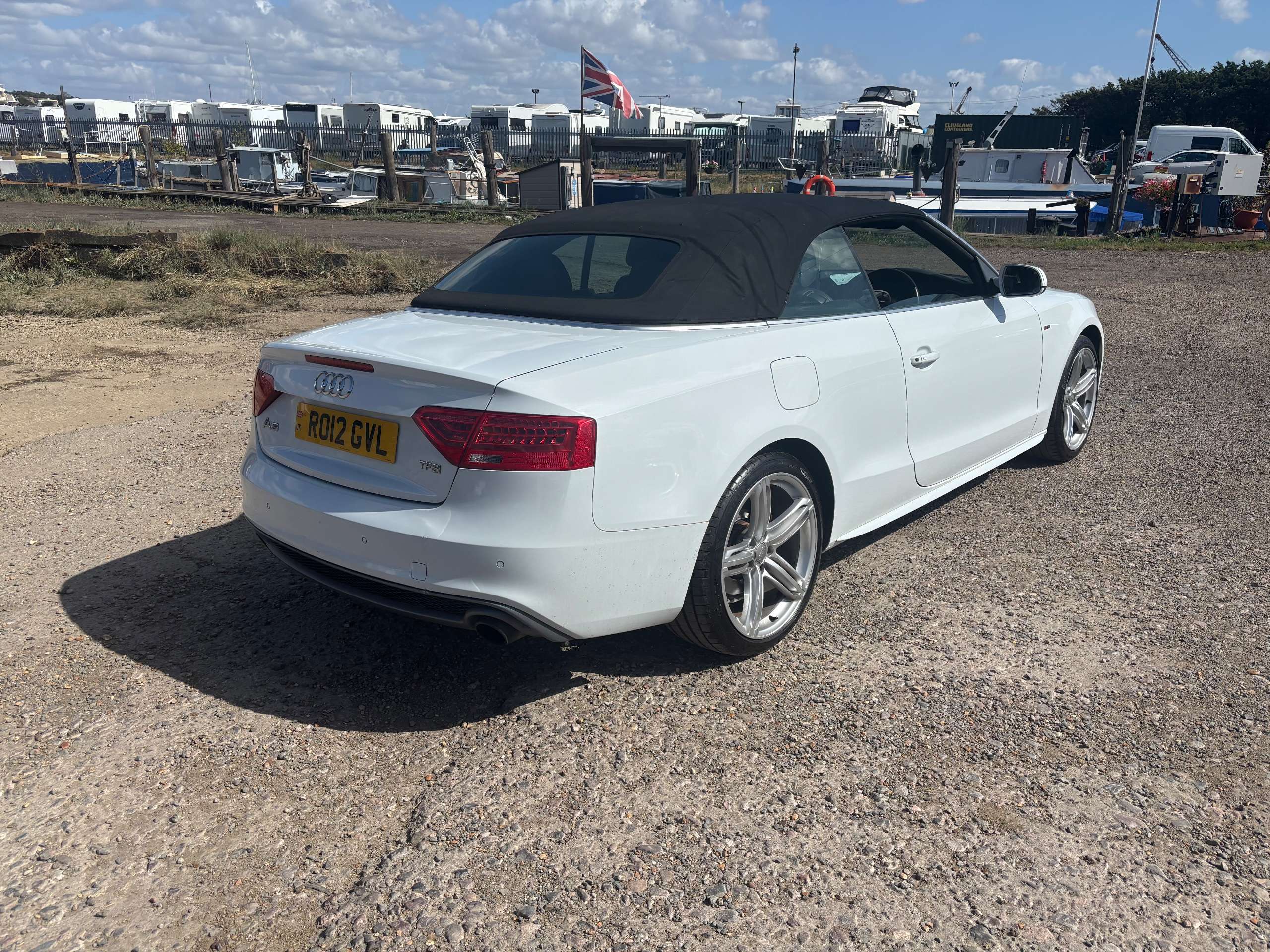 A 2012 AUDI A5 CABRIOLET 2.0 TFSI S line Convertible 2dr Petrol Multitronic Euro 5 (s/s) (211 ps) A 2012 AUDI A5 CABRIOLET 2.0 TFSI S line Convertible 2dr Petrol Multitronic Euro 5 (s/s) (211 ps)