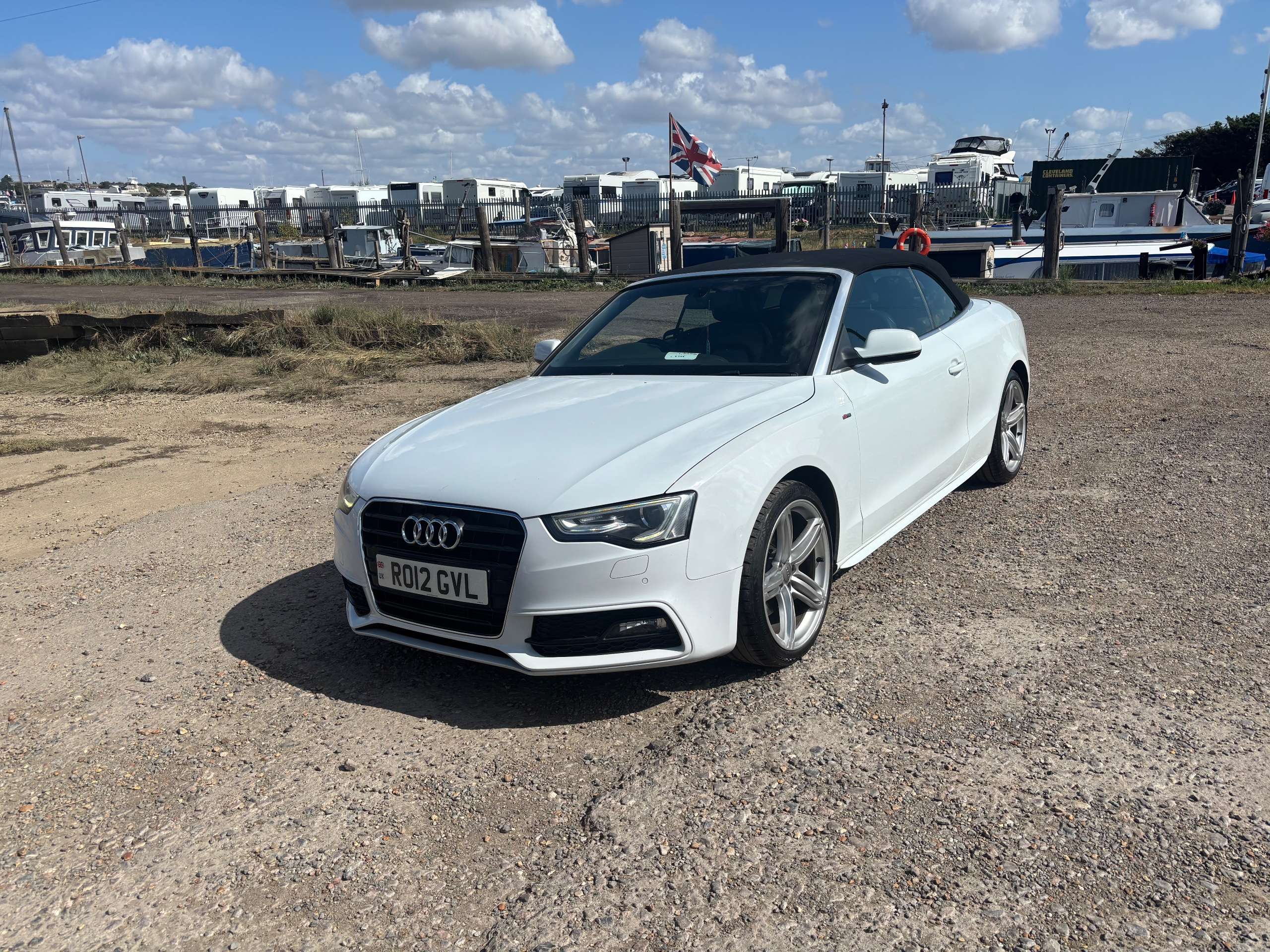 A 2012 AUDI A5 CABRIOLET 2.0 TFSI S line Convertible 2dr Petrol Multitronic Euro 5 (s/s) (211 ps) A 2012 AUDI A5 CABRIOLET 2.0 TFSI S line Convertible 2dr Petrol Multitronic Euro 5 (s/s) (211 ps)