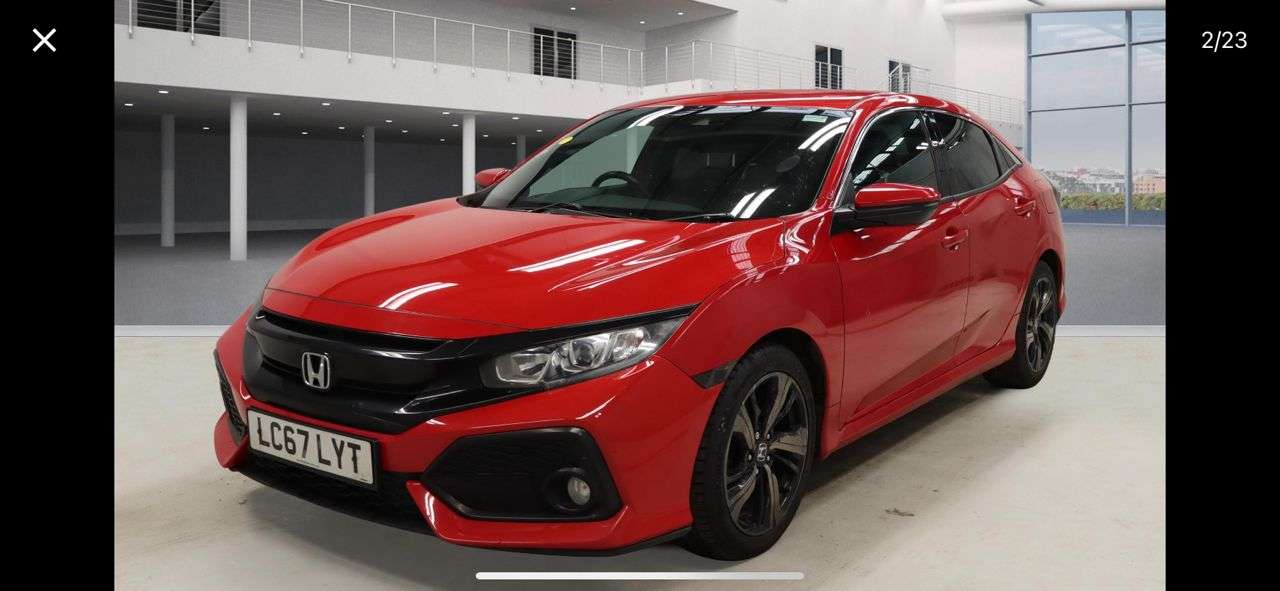 A 2017 HONDA CIVIC 1.0 VTEC Turbo SR Hatchback 5dr Petrol Manual Euro 6 (s/s) (129 ps) A 2017 HONDA CIVIC 1.0 VTEC Turbo SR Hatchback 5dr Petrol Manual Euro 6 (s/s) (129 ps)