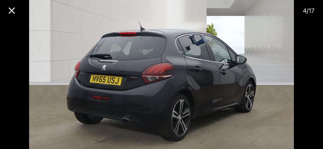 A 2015 PEUGEOT 208 1.2 PureTech GT Line Hatchback 3dr Petrol EAT Euro 6 (s/s) (110 ps) A 2015 PEUGEOT 208 1.2 PureTech GT Line Hatchback 3dr Petrol EAT Euro 6 (s/s) (110 ps)