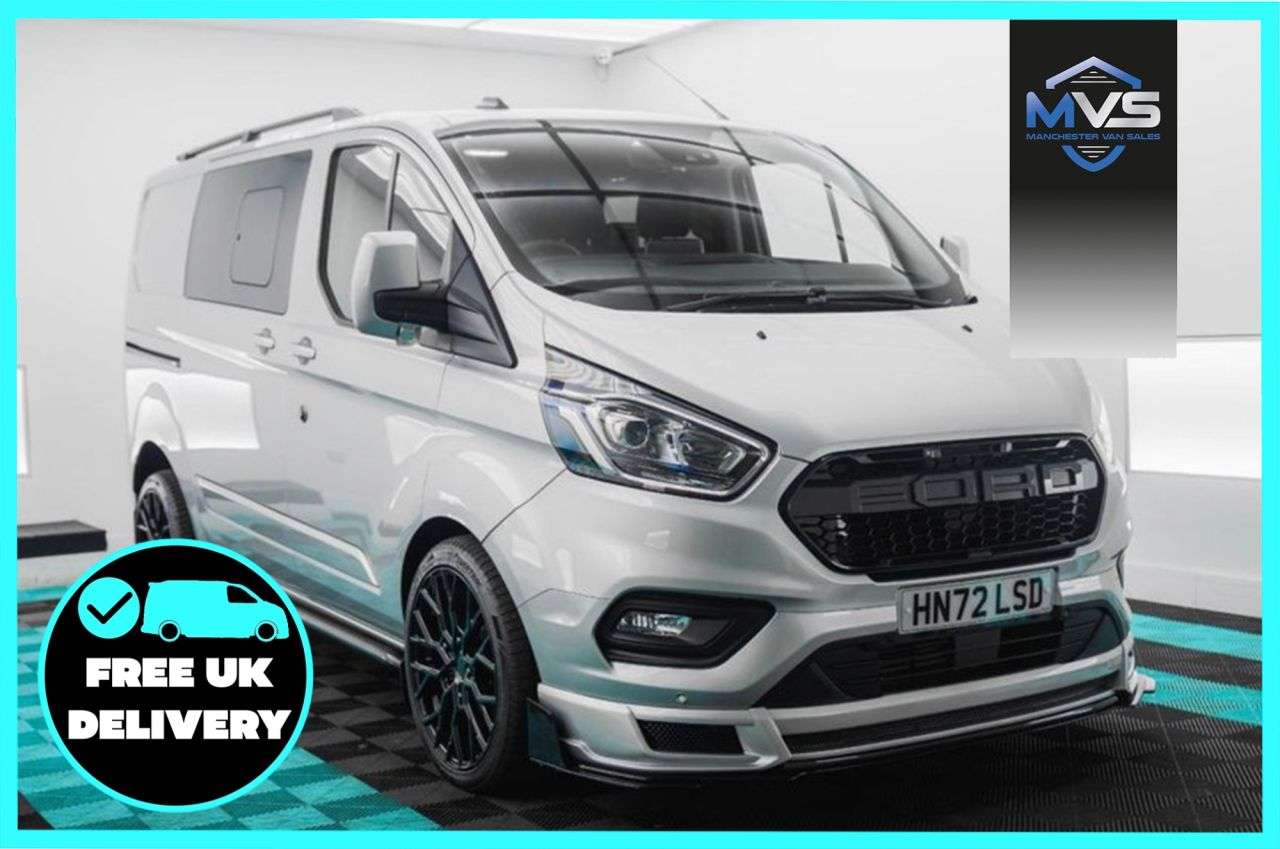 A 2022 FORD TRANSIT CUSTOM 2.0 320 LIMITED SWB 170BHP AUTO FACTORY DCAB - 6 SEATS A 2022 FORD TRANSIT CUSTOM 2.0 320 LIMITED SWB 170BHP AUTO FACTORY DCAB - 6 SEATS