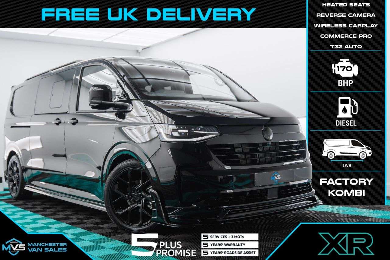 A 2026 VOLKSWAGEN TRANSPORTER 2.0 LWB T32 XR SPORT EDITION 170BHP AUTO FACTORY KOMBI A 2026 VOLKSWAGEN TRANSPORTER 2.0 LWB T32 XR SPORT EDITION 170BHP AUTO FACTORY KOMBI