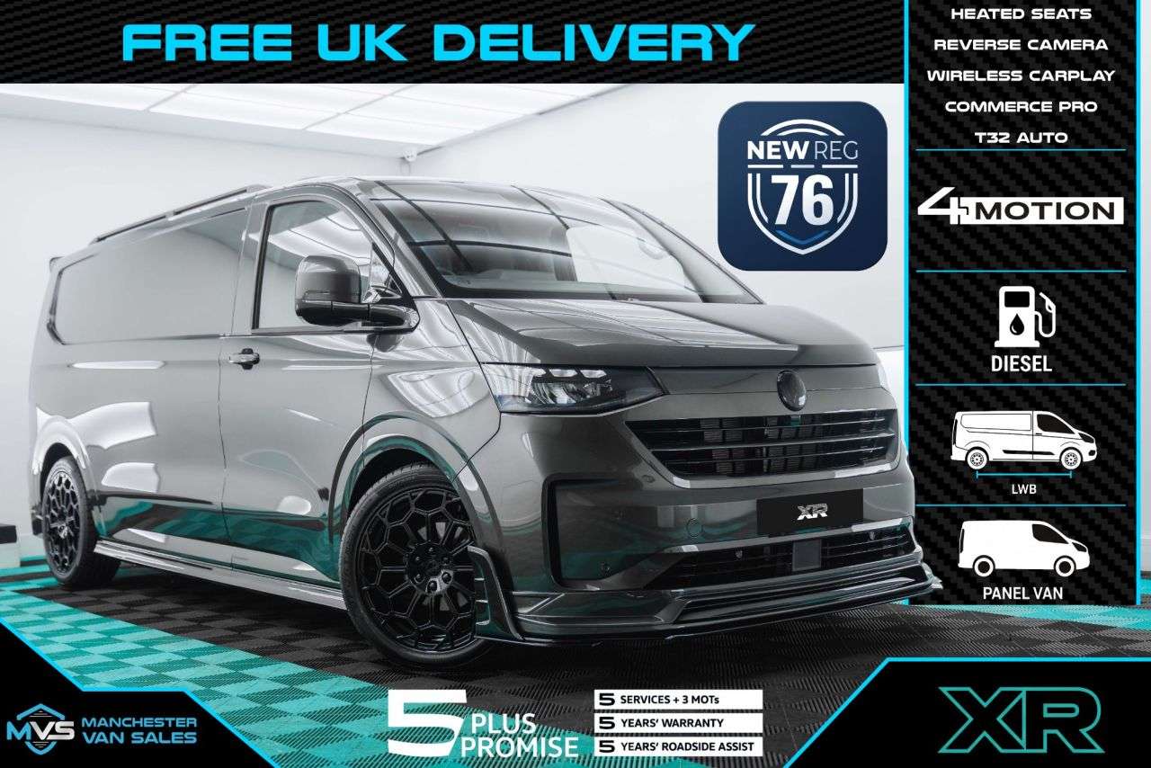 A 2026 VOLKSWAGEN TRANSPORTER 2.0 LWB XR SPORT EDITION 4MOTION AUTO - GRAPHITE DUST A 2026 VOLKSWAGEN TRANSPORTER 2.0 LWB XR SPORT EDITION 4MOTION AUTO - GRAPHITE DUST