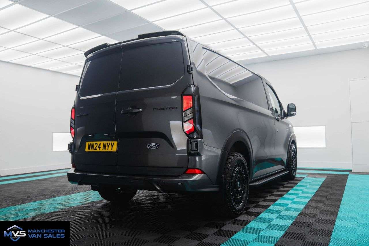 A 2024 FORD TRANSIT CUSTOM 2.0 320 SWB MCR EXPLORER EDITION - ROGUE ALLOY WHEELS A 2024 FORD TRANSIT CUSTOM 2.0 320 SWB MCR EXPLORER EDITION - ROGUE ALLOY WHEELS