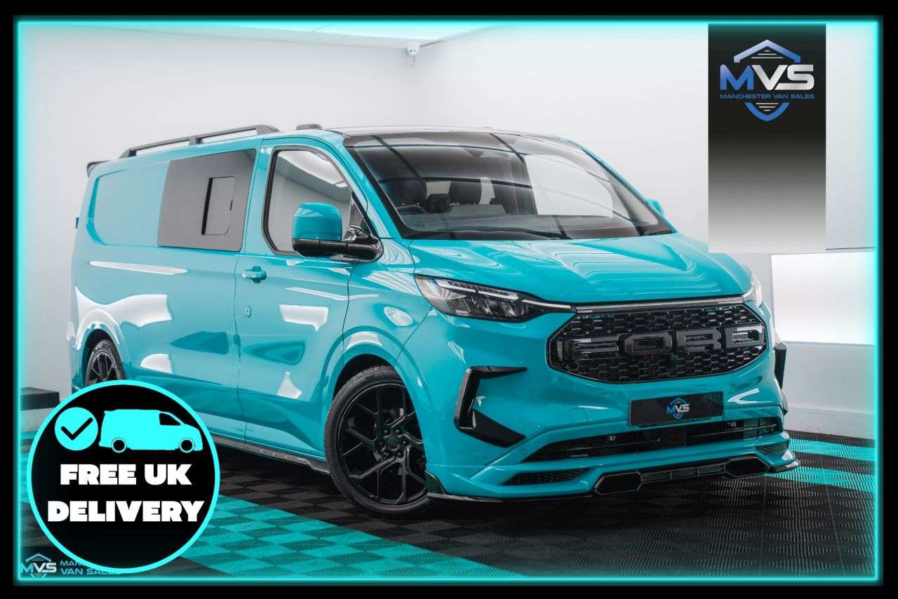 A 2024 FORD TRANSIT CUSTOM 2.0 LWB MCR SPEC C EDITION 170BHP AUTO DCAB CONVERSION A 2024 FORD TRANSIT CUSTOM 2.0 LWB MCR SPEC C EDITION 170BHP AUTO DCAB CONVERSION