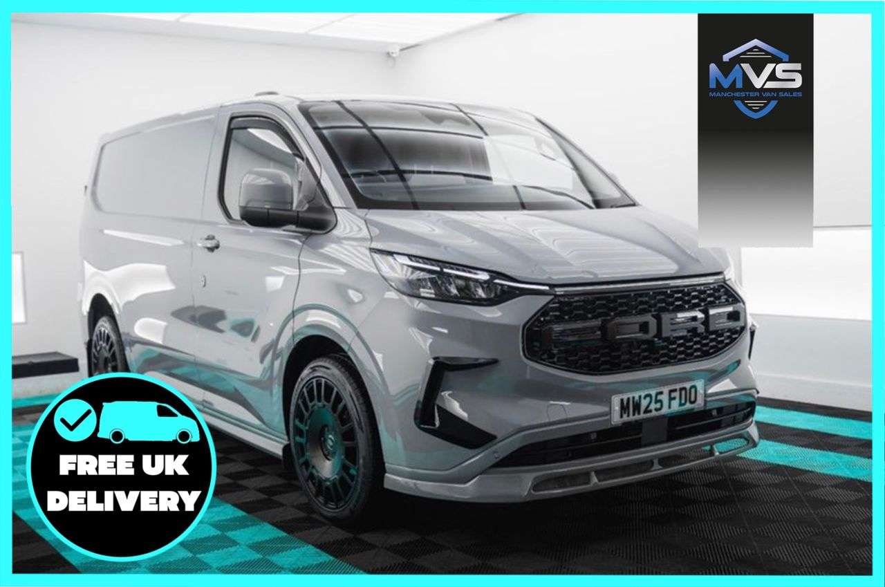 A 2025 FORD TRANSIT CUSTOM 2.0 320 SWB RS SPORT EDITION - AUTO - GREY MATTER - TOP SPEC A 2025 FORD TRANSIT CUSTOM 2.0 320 SWB RS SPORT EDITION - AUTO - GREY MATTER - TOP SPEC