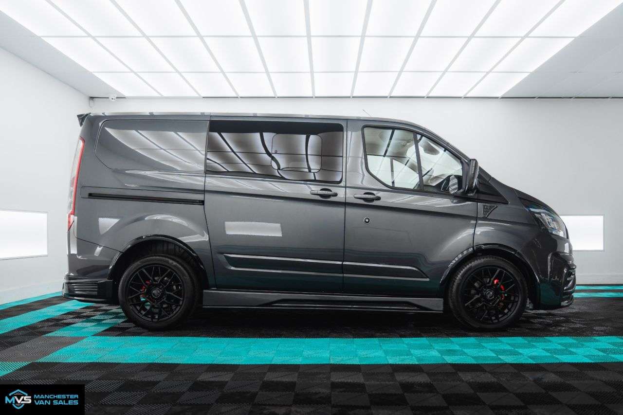 A 2019 FORD TRANSIT CUSTOM 2.0 300 LWB GT SPORT DCAB - 170BHP AUTO - TAILGATE - 6 SEATS A 2019 FORD TRANSIT CUSTOM 2.0 300 LWB GT SPORT DCAB - 170BHP AUTO - TAILGATE - 6 SEATS