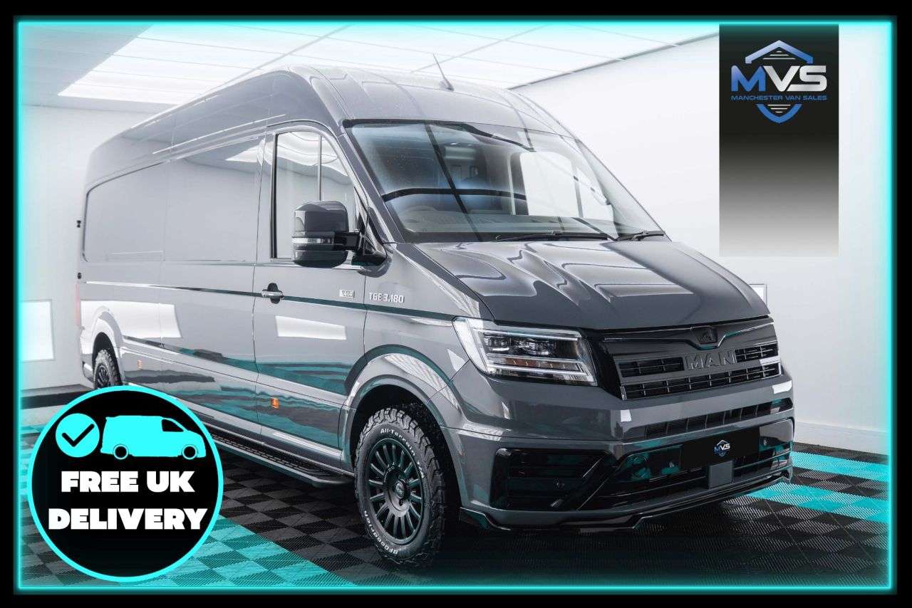 A 0 MAN TGE 2.0 LWB 4MOTION MCR EDITION 180BHP AUTO - PURE GREY - FULLY CODED A 0 MAN TGE 2.0 LWB 4MOTION MCR EDITION 180BHP AUTO - PURE GREY - FULLY CODED