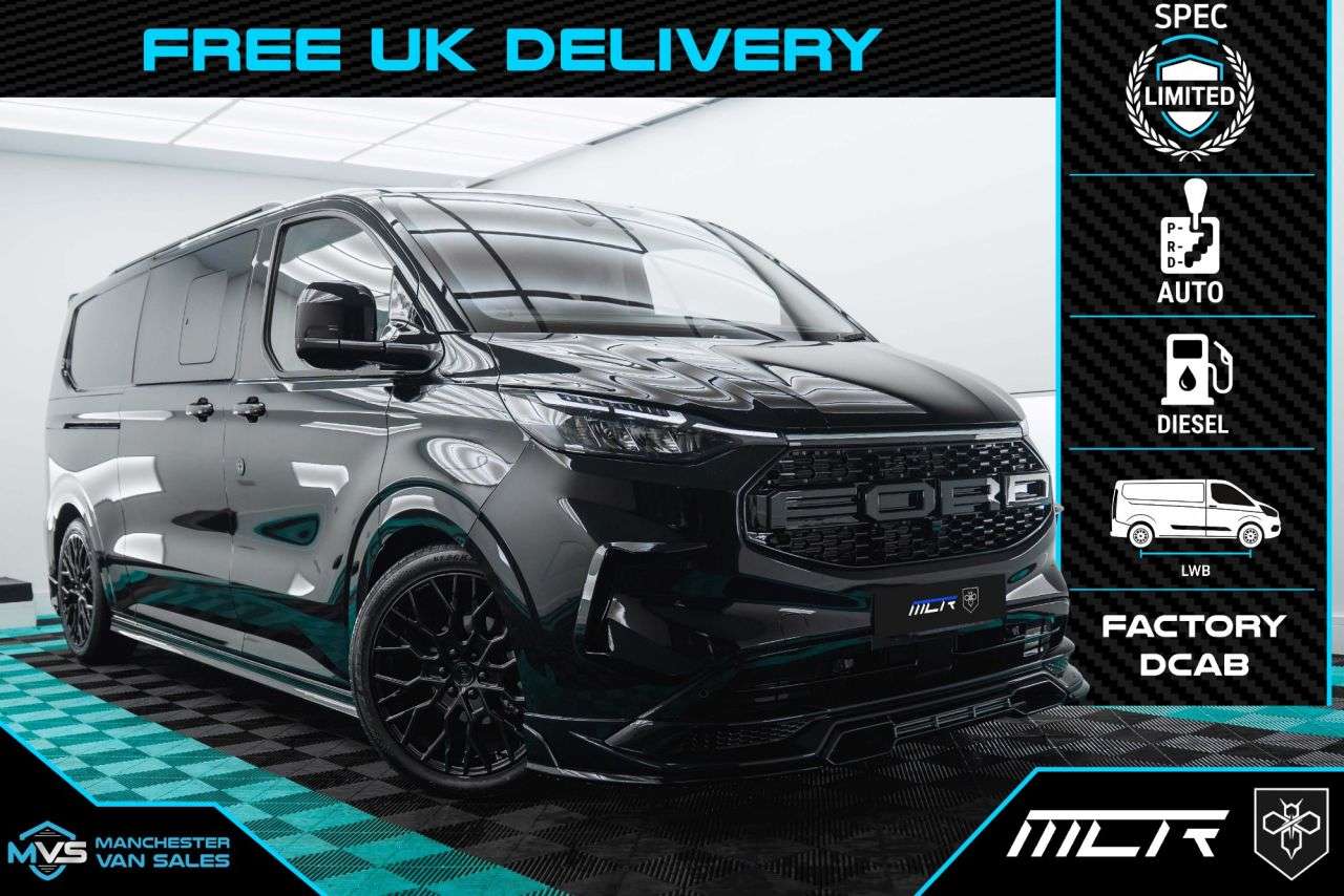 A 2025 FORD TRANSIT CUSTOM 2.0 320 LWB MCR SPORT EDITION AUTO - 20' ALLOYS - TOP SPEC A 2025 FORD TRANSIT CUSTOM 2.0 320 LWB MCR SPORT EDITION AUTO - 20' ALLOYS - TOP SPEC