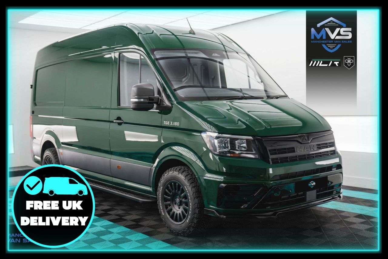 A 2026 MAN TGE 2.0 MWB FWD MCR EDITION 180 AUTO - ONTARIO GREEN A 2026 MAN TGE 2.0 MWB FWD MCR EDITION 180 AUTO - ONTARIO GREEN