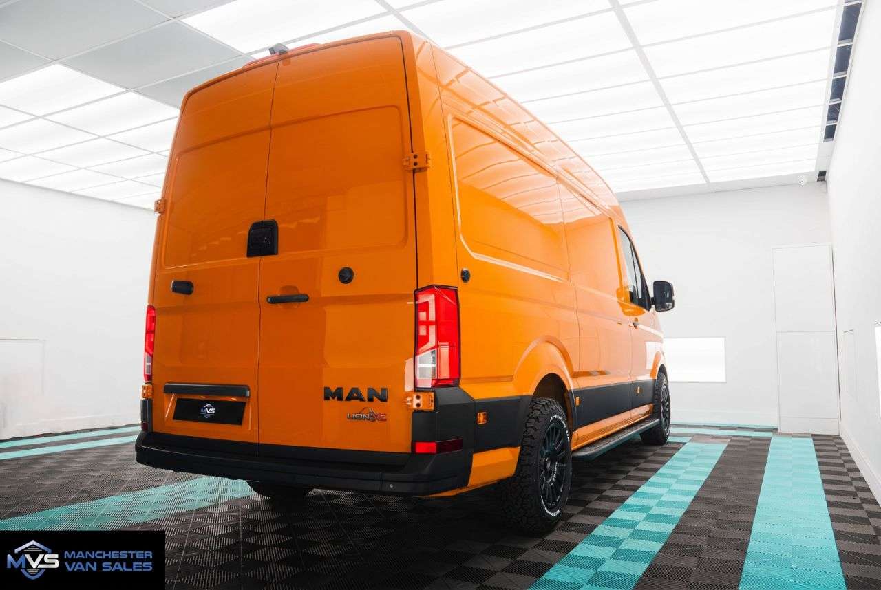 A 2026 MAN TGE 2.0 MWB FWD MCR SPORTS EDITION 180BHP AUTO - BRIGHT ORANGE A 2026 MAN TGE 2.0 MWB FWD MCR SPORTS EDITION 180BHP AUTO - BRIGHT ORANGE