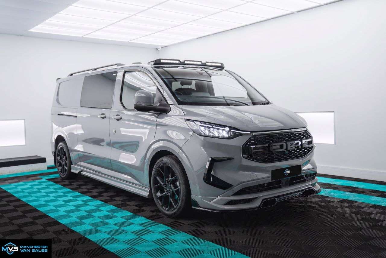 A 2026 FORD TRANSIT CUSTOM 2.0 320 LWB MCR SPORTS EDITION 170BHP AUTO - TAILGATE - GREY MATTER A 2026 FORD TRANSIT CUSTOM 2.0 320 LWB MCR SPORTS EDITION 170BHP AUTO - TAILGATE - GREY MATTER