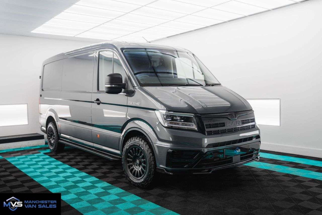 A 2026 MAN TGE 2.0 MWB MCR STYLED LOW ROOF 180BHP AUTO - INDIUM GREY A 2026 MAN TGE 2.0 MWB MCR STYLED LOW ROOF 180BHP AUTO - INDIUM GREY