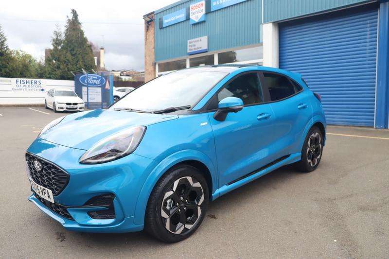 A 2025 FORD PUMA 1.0T EcoBoost MHEV ST-Line X SUV 5dr Petrol Hybrid DCT Euro 6 (s/s) (125 ps) A 2025 FORD PUMA 1.0T EcoBoost MHEV ST-Line X SUV 5dr Petrol Hybrid DCT Euro 6 (s/s) (125 ps)