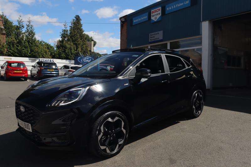 A 2026 FORD PUMA 1.0T EcoBoost MHEV ST-Line X SUV 5dr Petrol Hybrid DCT Euro 6 (s/s) (155 ps) A 2026 FORD PUMA 1.0T EcoBoost MHEV ST-Line X SUV 5dr Petrol Hybrid DCT Euro 6 (s/s) (155 ps)