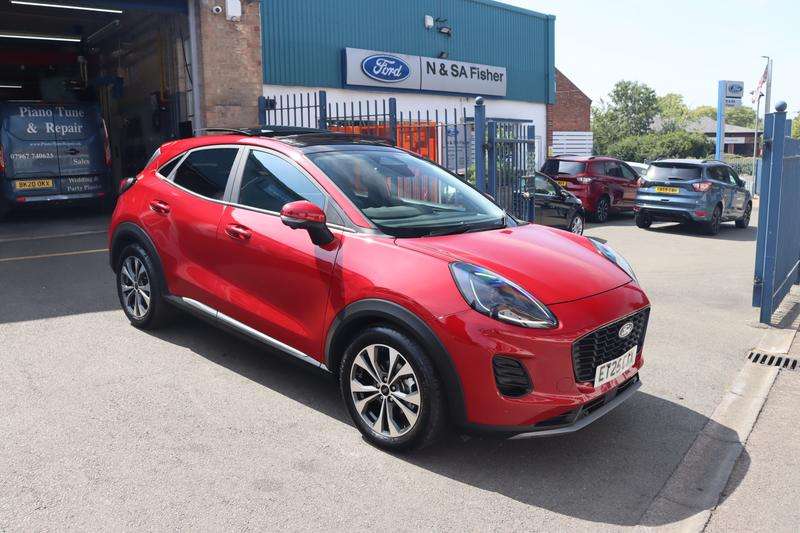 A 2025 FORD PUMA 1.0T EcoBoost MHEV Titanium SUV 5dr Petrol Hybrid DCT Euro 6 (s/s) (125 ps) A 2025 FORD PUMA 1.0T EcoBoost MHEV Titanium SUV 5dr Petrol Hybrid DCT Euro 6 (s/s) (125 ps)