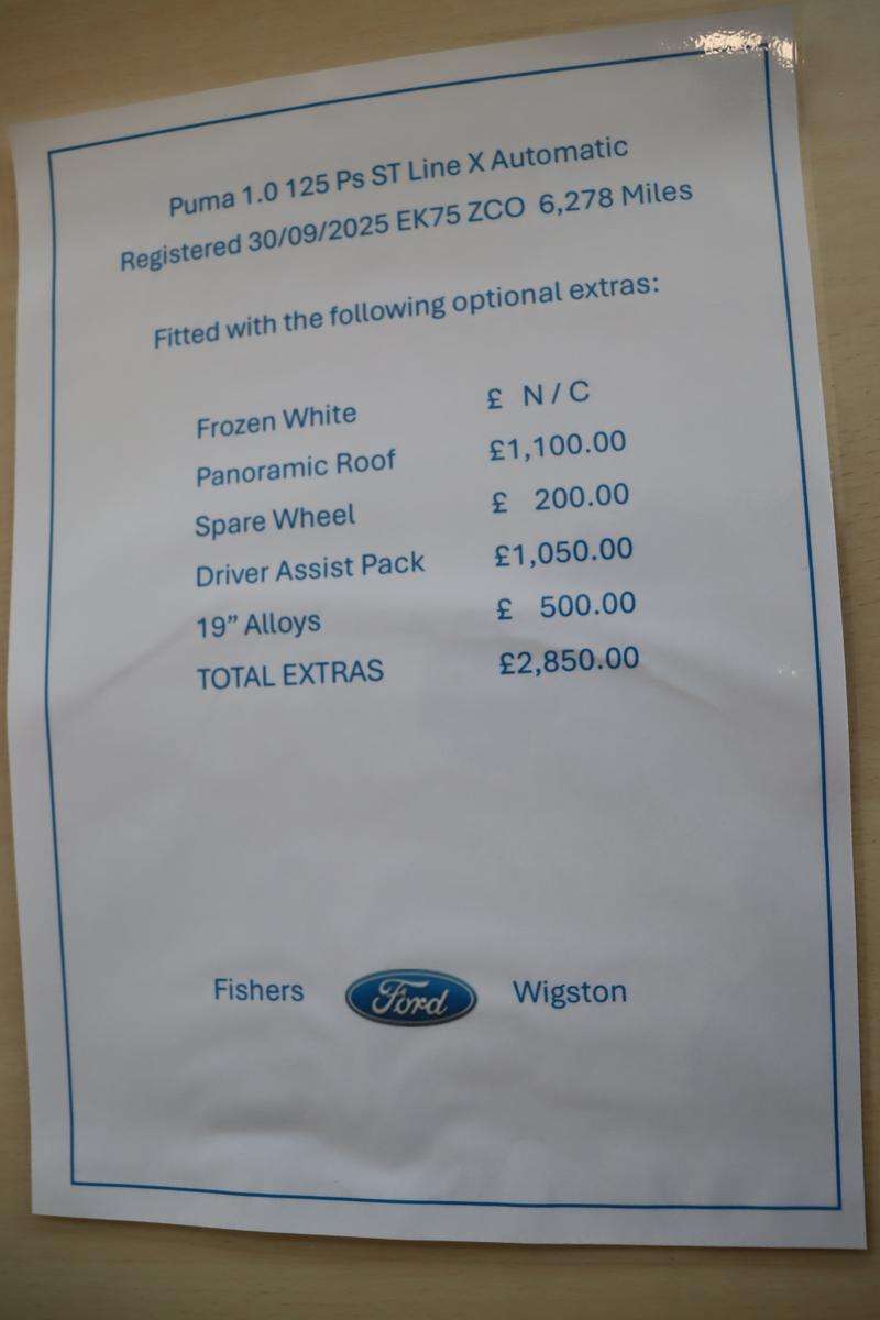 2025 FORD PUMA 2025 FORD PUMA