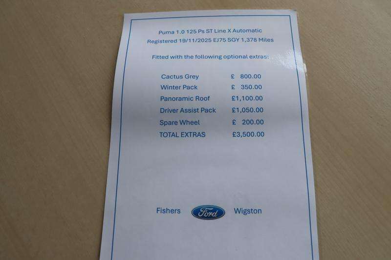 A 2025 FORD PUMA 1.0T EcoBoost MHEV ST-Line X SUV 5dr Petrol Hybrid DCT Euro 6 (s/s) (125 ps) A 2025 FORD PUMA 1.0T EcoBoost MHEV ST-Line X SUV 5dr Petrol Hybrid DCT Euro 6 (s/s) (125 ps)