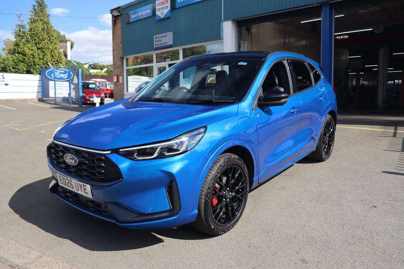 A 2026 FORD KUGA 2.5 Duratec 14.4kWh ST-Line X Black Package SUV 5dr Petrol Plug-in Hybrid CVT Euro 6 (s/s) (243 ps) A 2026 FORD KUGA 2.5 Duratec 14.4kWh ST-Line X Black Package SUV 5dr Petrol Plug-in Hybrid CVT Euro 6 (s/s) (243 ps)