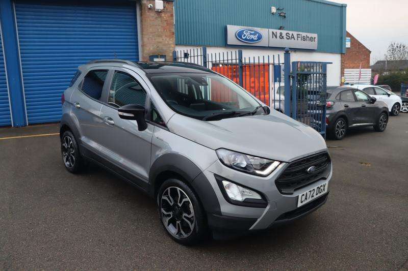 A 2022 FORD ECOSPORT 1.0T EcoBoost Active SUV 5dr Petrol Manual Euro 6 (s/s) (125 ps) A 2022 FORD ECOSPORT 1.0T EcoBoost Active SUV 5dr Petrol Manual Euro 6 (s/s) (125 ps)