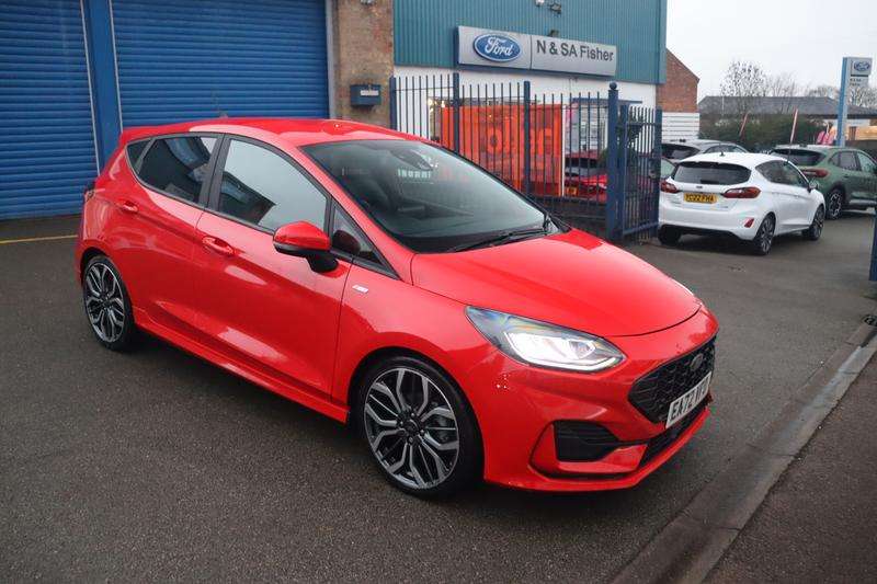 A 2023 FORD FIESTA 1.0T EcoBoost ST-Line X Hatchback 5dr Petrol Manual Euro 6 (s/s) (100 ps) A 2023 FORD FIESTA 1.0T EcoBoost ST-Line X Hatchback 5dr Petrol Manual Euro 6 (s/s) (100 ps)