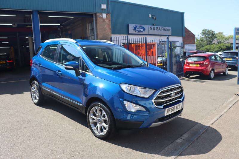 A 2018 FORD ECOSPORT 1.0T EcoBoost Titanium SUV 5dr Petrol Auto Euro 6 (s/s) (125 ps) A 2018 FORD ECOSPORT 1.0T EcoBoost Titanium SUV 5dr Petrol Auto Euro 6 (s/s) (125 ps)
