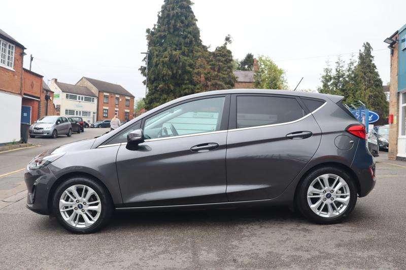 A 2023 FORD FIESTA 1.0T EcoBoost MHEV Titanium Hatchback 5dr Petrol Hybrid Manual Euro 6 (s/s) (125 ps) A 2023 FORD FIESTA 1.0T EcoBoost MHEV Titanium Hatchback 5dr Petrol Hybrid Manual Euro 6 (s/s) (125 ps)