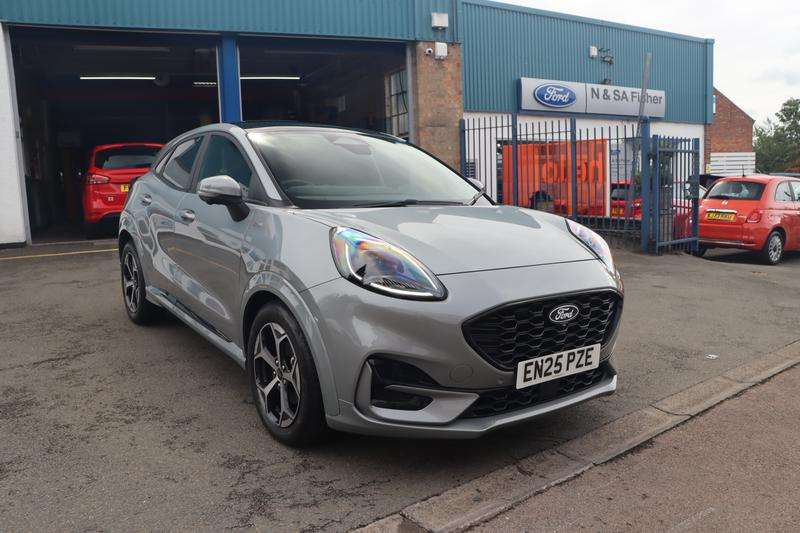 A 2025 FORD PUMA 1.0T EcoBoost MHEV ST-Line SUV 5dr Petrol Hybrid Manual Euro 6 (s/s) (125 ps) A 2025 FORD PUMA 1.0T EcoBoost MHEV ST-Line SUV 5dr Petrol Hybrid Manual Euro 6 (s/s) (125 ps)