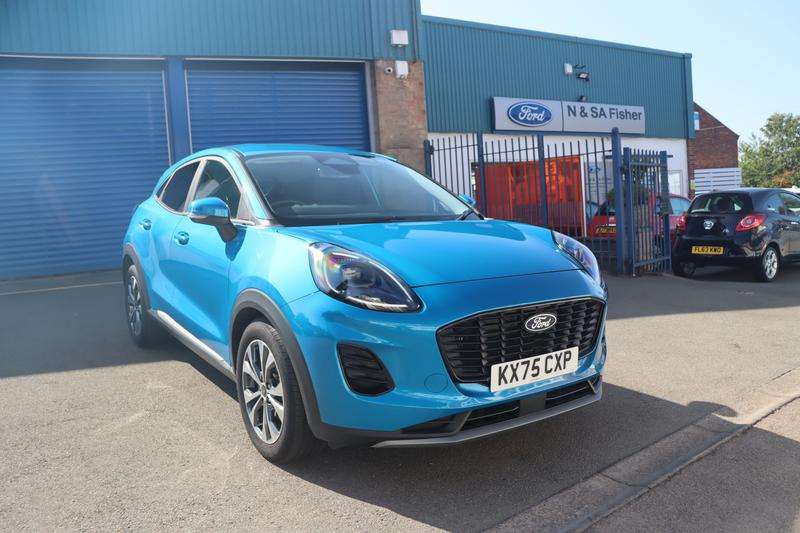 A 2025 FORD PUMA 1.0T EcoBoost MHEV Titanium SUV 5dr Petrol Hybrid Manual Euro 6 (s/s) (125 ps) A 2025 FORD PUMA 1.0T EcoBoost MHEV Titanium SUV 5dr Petrol Hybrid Manual Euro 6 (s/s) (125 ps)