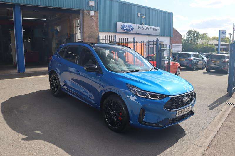 A 2026 FORD KUGA 2.5 Duratec 14.4kWh ST-Line X Black Package SUV 5dr Petrol Plug-in Hybrid CVT Euro 6 (s/s) (243 ps) A 2026 FORD KUGA 2.5 Duratec 14.4kWh ST-Line X Black Package SUV 5dr Petrol Plug-in Hybrid CVT Euro 6 (s/s) (243 ps)
