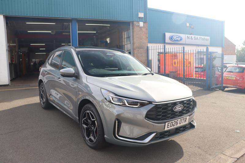 A 2026 FORD KUGA 2.5 Duratec 14.4kWh ST-Line X SUV 5dr Petrol Plug-in Hybrid CVT Euro 6 (s/s) (243 ps) A 2026 FORD KUGA 2.5 Duratec 14.4kWh ST-Line X SUV 5dr Petrol Plug-in Hybrid CVT Euro 6 (s/s) (243 ps)