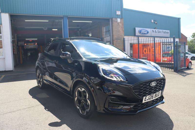 A 2026 FORD PUMA 1.0T EcoBoost MHEV ST-Line X SUV 5dr Petrol Hybrid DCT Euro 6 (s/s) (155 ps) A 2026 FORD PUMA 1.0T EcoBoost MHEV ST-Line X SUV 5dr Petrol Hybrid DCT Euro 6 (s/s) (155 ps)